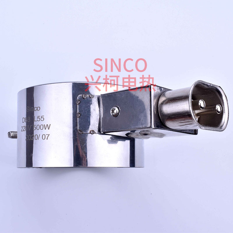 不锈钢插头云母加热圈220v 圆形电发热圈380v40*80挤出机发热器板