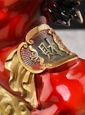 马到成功马摆件家居客厅酒柜玄关办公室新中式工艺品公司店铺乔迁