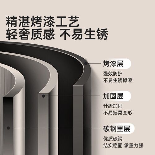 猫耳衣帽架带筐带滚轮挂包挂衣架落地衣架卧室室内简易金属晾衣架
