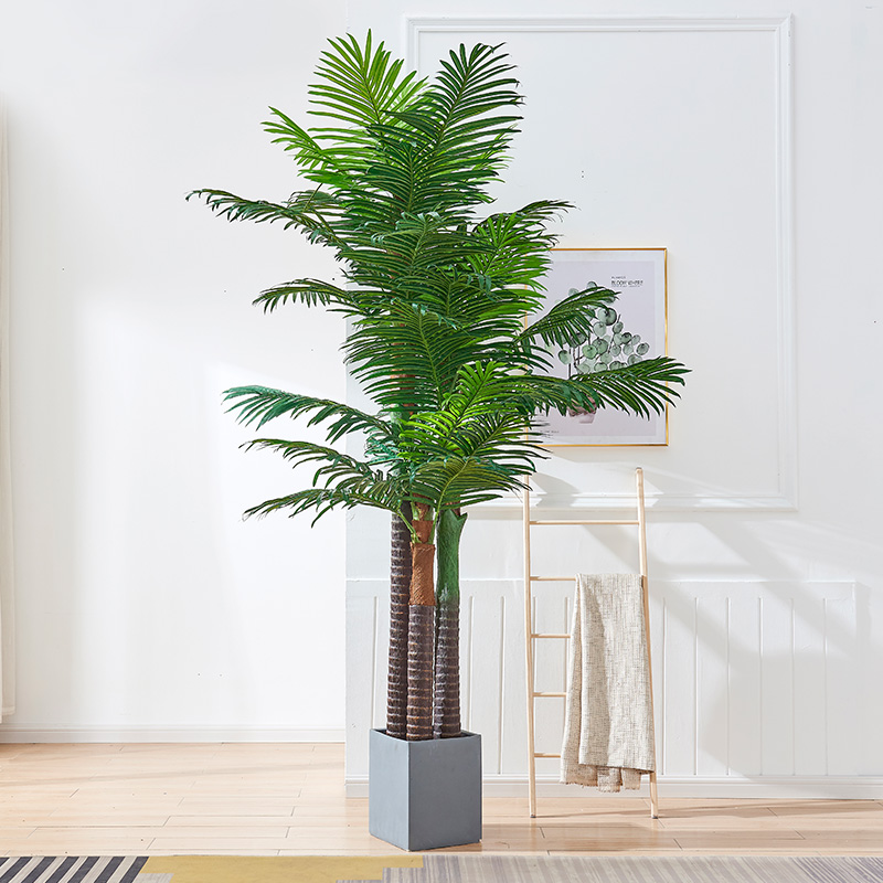大型椰子树仿真植物客厅盆栽落地花装饰假树室内外绿植棕榈树葵树