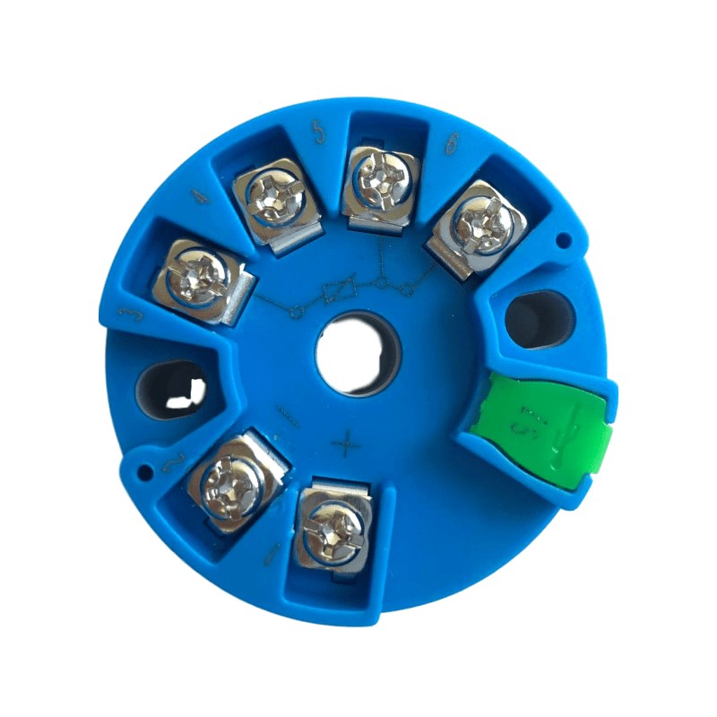 K型热电偶模拟量sbw温度变送器铠装式一体化转换模块4-20ma/0-10v