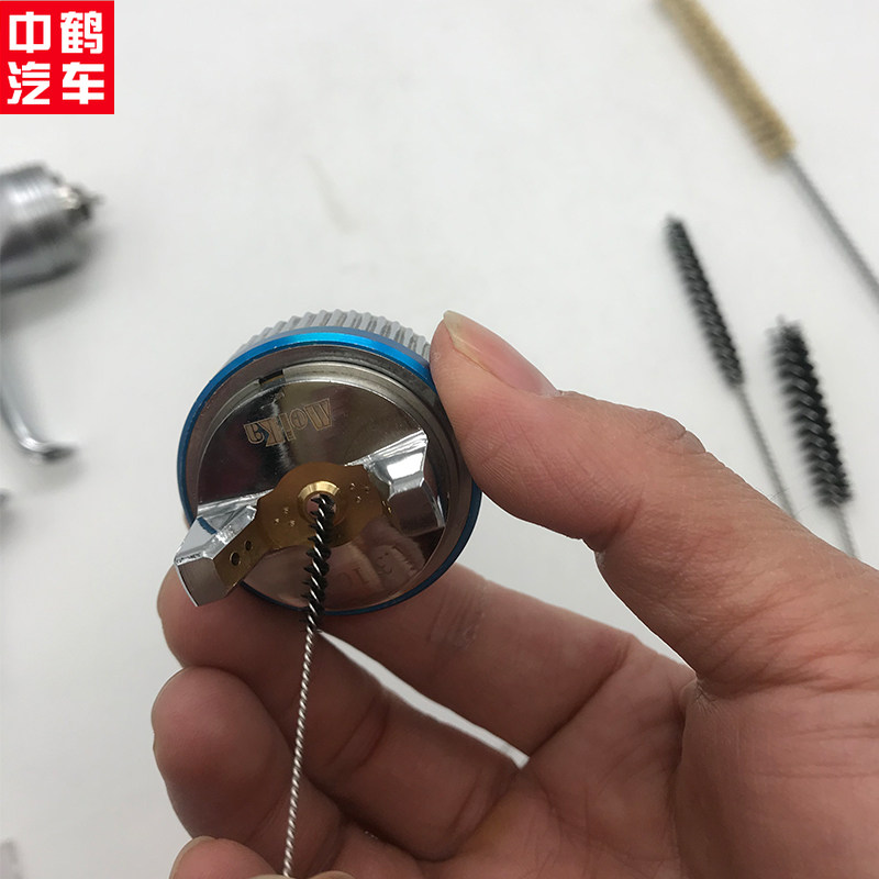 汽车家具喷枪洗工具毛刷洁洗枪刷子钣金喷漆喷枪喷笔去除残留