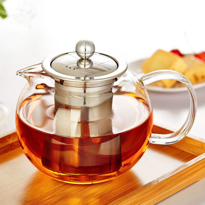 玉兰香圆趣壶耐热过茶茶具红茶冲茶器泡茶壶