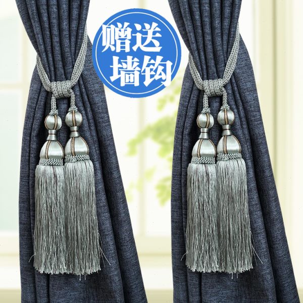 欧式窗帘扣挂球绑带绑球捆绑绳子一对装饰品吊球流苏挂钩扎带束带