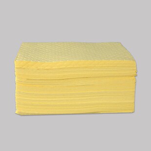 化学品吸油棉卷工业吸液毡实验室强酸强碱溶剂危化液体吸附毯