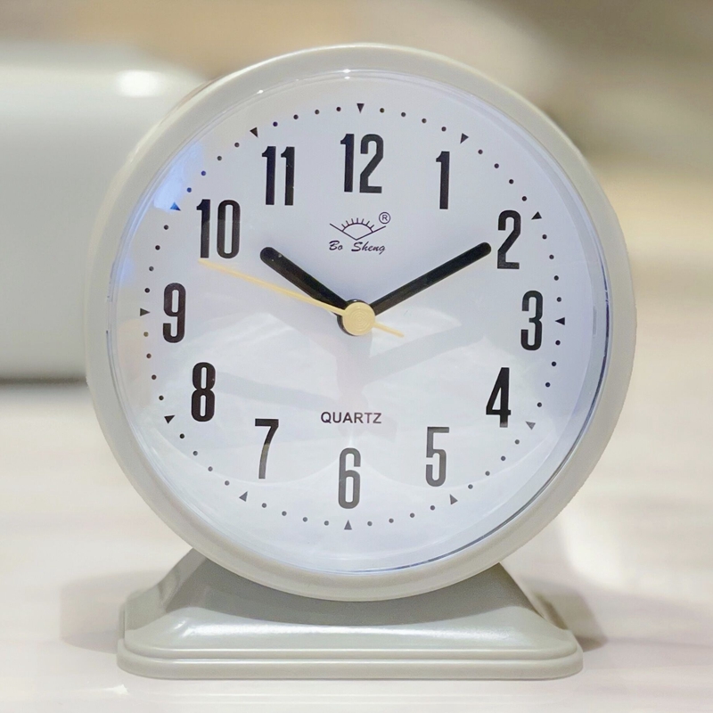 极简寸闹钟学生用静音床头钟闹铃儿童卧室宿舍大数字座钟学习女