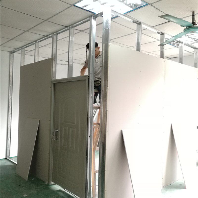 广州石膏板隔墙吊顶轻钢龙骨隔断家装办公室厂房造型灯槽包工料