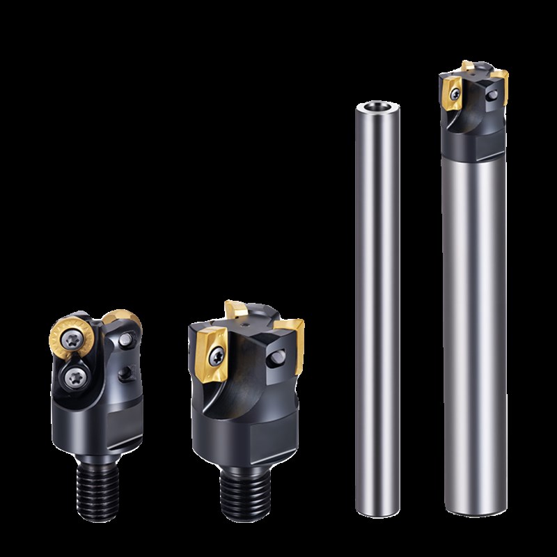 钨钢抗震刀杆锁牙头可换式铣刀头00/0R/EMR/11/10锁牙刀头