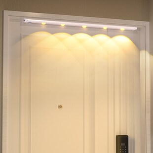 入户门自动感应灯人来即亮人走即灭充电款免布线迎宾氛围灯条夜灯