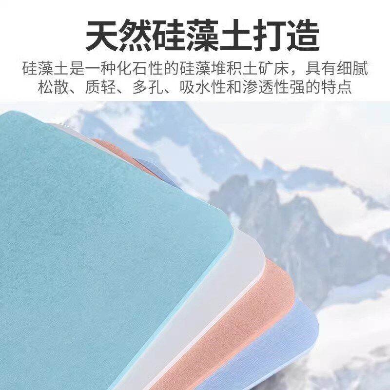 浴室外吸水地垫硬硅藻泥洗澡间防滑垫加厚吸水小尺寸大尺寸