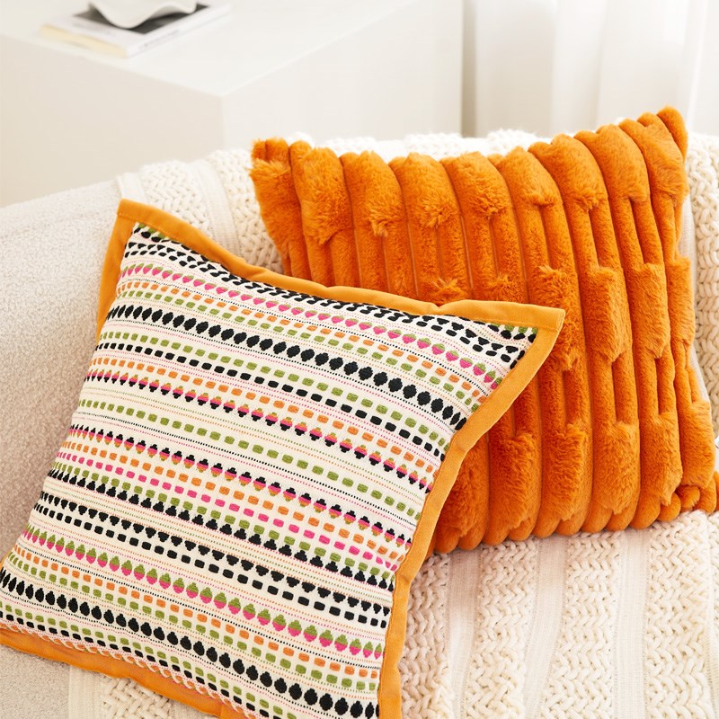 沙发南瓜抱枕田园in风客厅飘窗靠背垫床上睡觉腰靠枕头不含芯