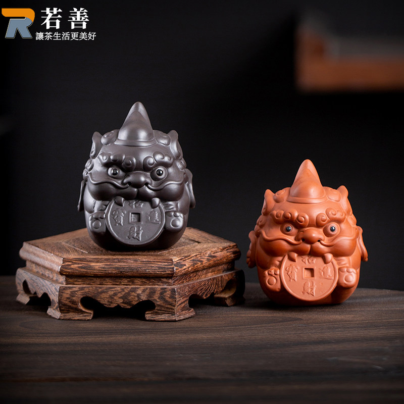 紫砂茶宠精品茶玩养爱招财进宝小貔貅茶具茶桌大全