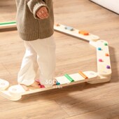平衡木儿童感统训练器材幼儿园室内过河石独木桥触觉板脚踏石