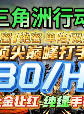 三角洲护航三角洲技术陪纯绿机密绝密单陪双护PC手游小时单保底单