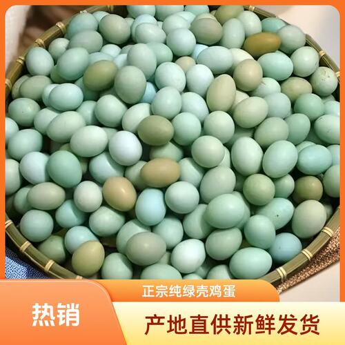 助农新鲜特大正宗绿壳乌鸡蛋农家散养现捡土鸡蛋整箱包邮