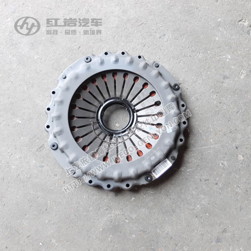 上汽红岩杰狮新金刚装车福达大拉式离合器压盘压板总成