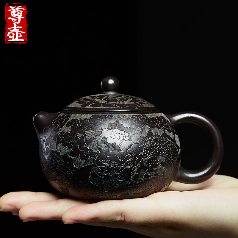 宜兴纯全手工紫砂壶名家正宗西施壶小泡茶壶单功夫茶具装