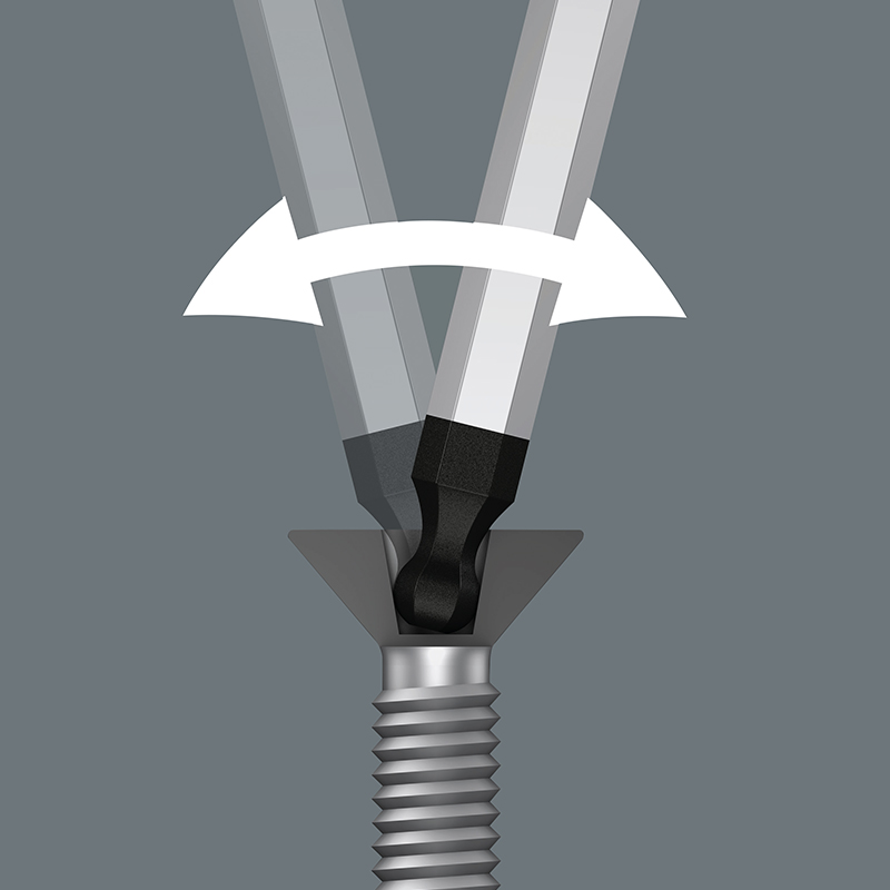 德国Wer维拉手动工具9PKL加长球头内六角L型扳手-9公制单只