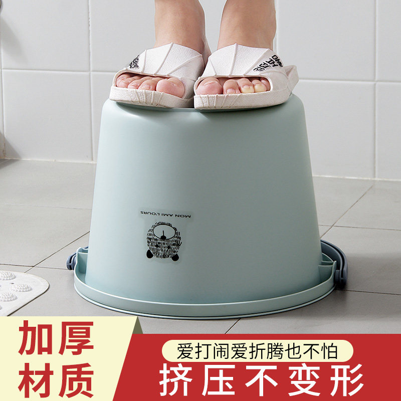 带盖脸盆水桶学生宿舍用家用学住宿洗漱衣桶塑料桶盆三件装,家庭/个人清洁工具,水桶,淘宝优惠券,粉丝福利购,淘宝优惠卷