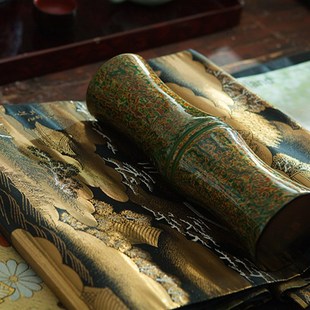 安泰桥 福州传统漆器 瓶 绿竹瓶