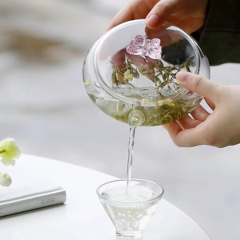 冷萃茶壶围炉冰茶冷泡壶耐热绿茶壶女士茶壶夏季冰茶泡茶碗