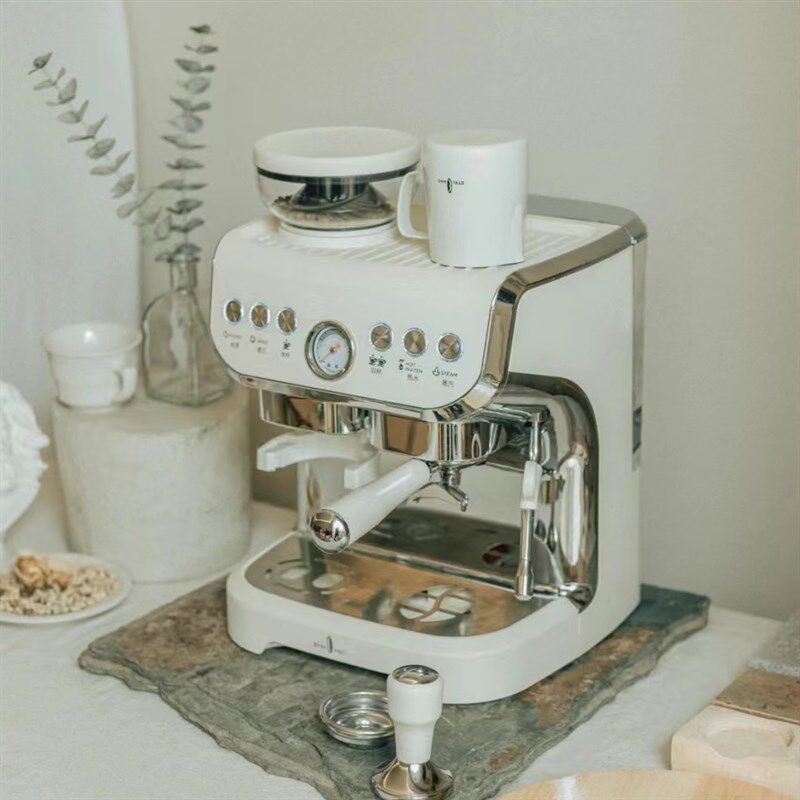 telng雪特朗 C5E咖啡机意式全半自动家用小型奶泡研磨一体
