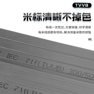 行车扁平电缆 电梯扁线电动门柔软扁线