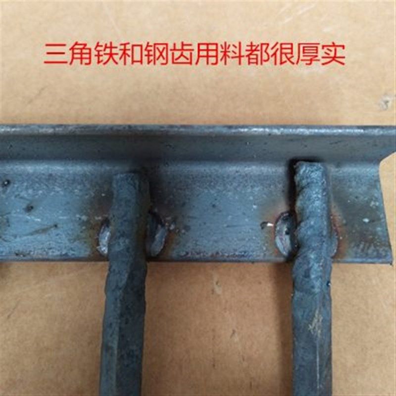 钉耙农具铁耙钢耙搂土耙松土耙八九齿钢耙草耙子落叶耙猪八戒耙子