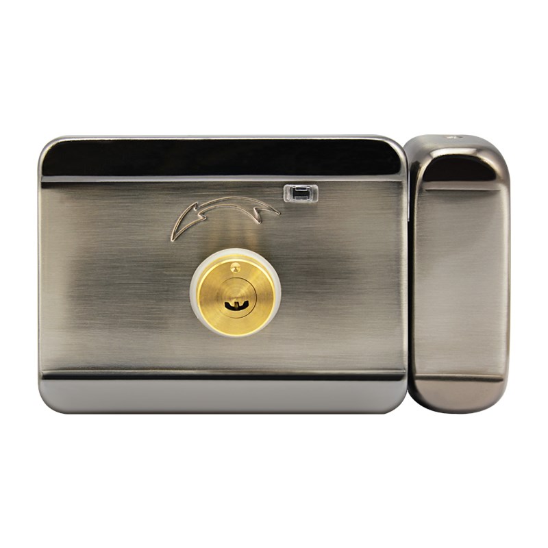 新嘉诚门禁系统电控锁12v不锈钢家用出租房智能ID扣卡遥控电机锁