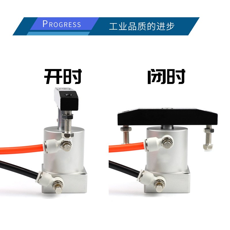 气缸气动旋转转角90度ACK下压ACKD夹紧SRC25/32/40/50/63-90L-90R