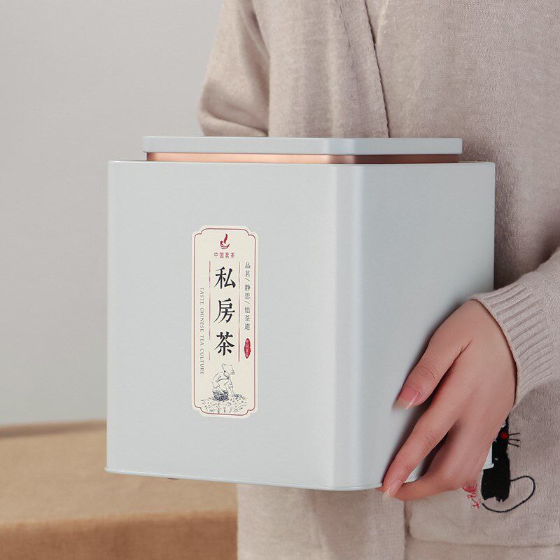 茶叶罐铁盒大号通用一斤装古树红茶绿茶白茶金属茶叶包装盒空礼盒