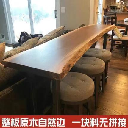 板材吧大桌木板台板木板老榆木地板楼梯踏步板实木餐桌面板办公桌
