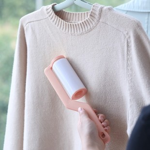 家用刷黏衣服除器静电除毛卷纸去衣物除尘滚滚 可水洗粘毛器滚筒式