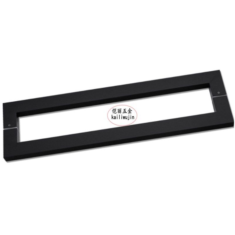 加厚玻璃门拉手黑色烤瓷不锈钢把手304简约扶手方管淋浴房拉手,基础建材,小拉手,淘宝优惠券,粉丝福利购,淘宝优惠卷