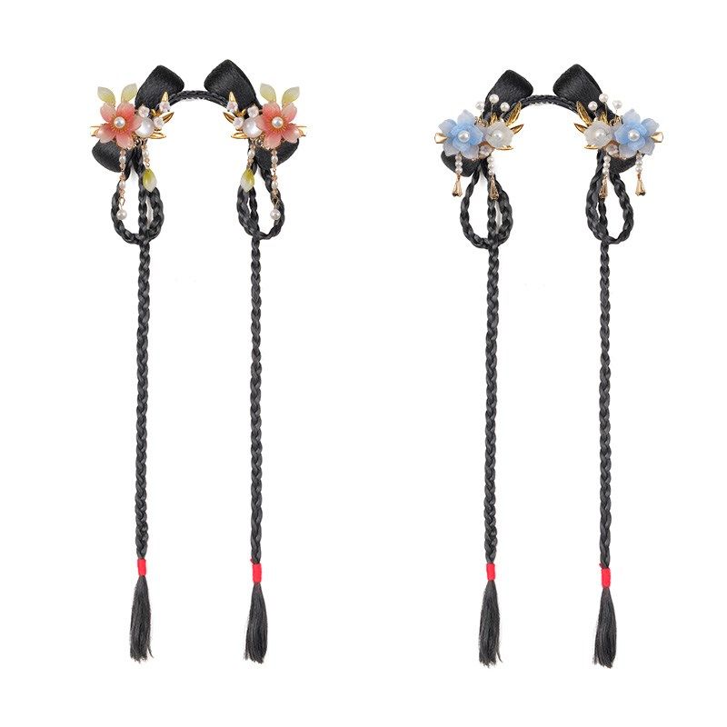 儿童汉服假发包盘发古装一体式发箍古风假发女童造型发饰发髻头饰,美发护发/假发,发包/丸子,淘宝优惠券,粉丝福利购,淘宝优惠卷