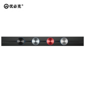 优必克可移动电力轨道插座滑轨滑动式 插排拖线板 厨房专用导轨明装