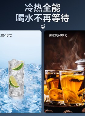 复旦申花管线机壁挂冷热一体家用直饮水机2025新餐边柜净水器套装