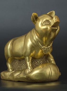 铜韵堂十二生肖摆件全一套 12生肖铜制鼠牛虎兔龙蛇马羊猴鸡狗猪