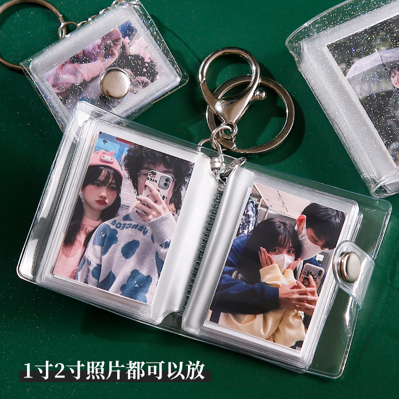 情侣钥匙扣链挂饰照片定制男士精致女生圈环汽车挂钩书包小件饰品