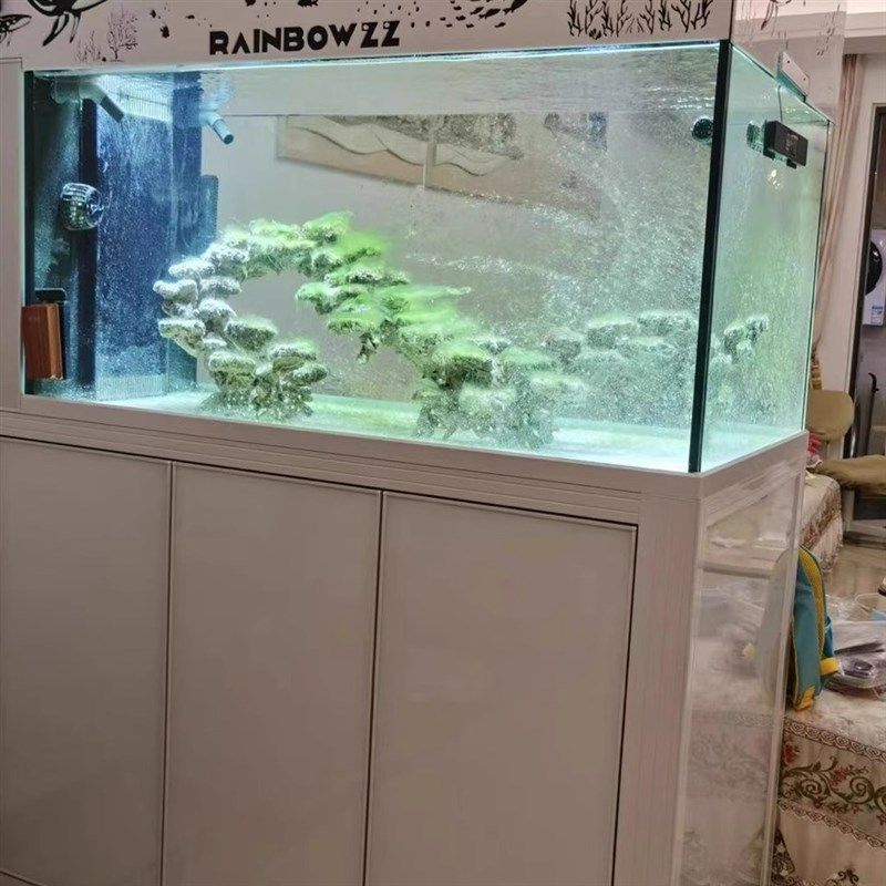 8.5mm雪弗板PVC定制鱼缸围板海缸灯围缸围挡光板LED遮光板防蓝光