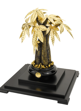 金箔发财树摇钱树摆件招财树家居酒柜装饰工艺品客厅摆设开业礼品