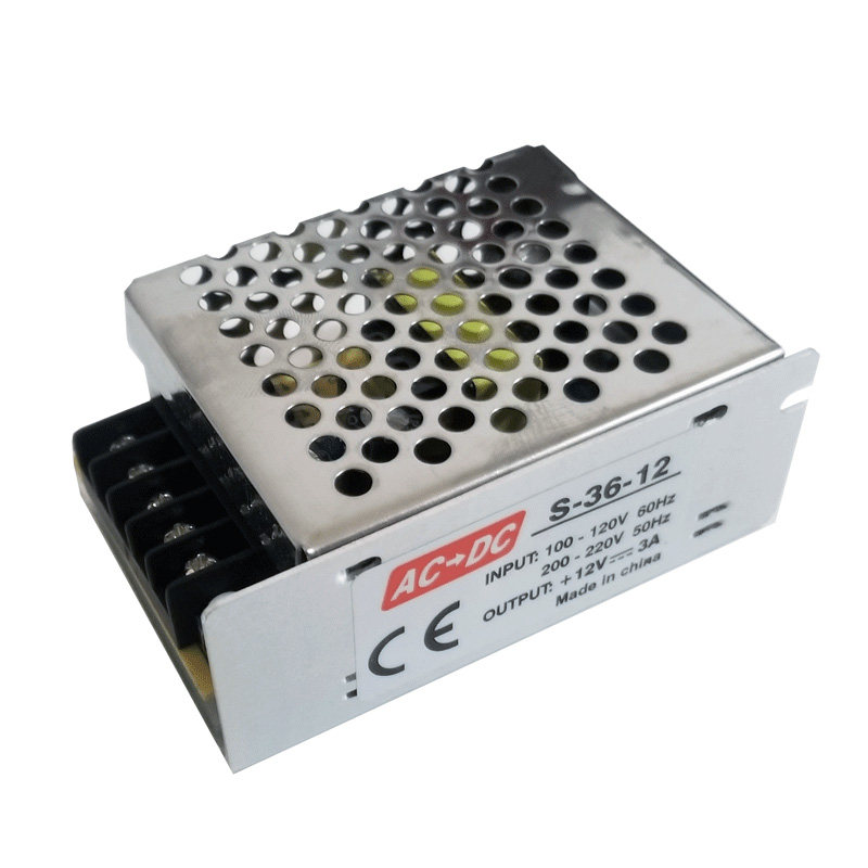 LED灯珠无频闪变压器驱动镇流器220v转12V直流开关电源1A5A10A30A