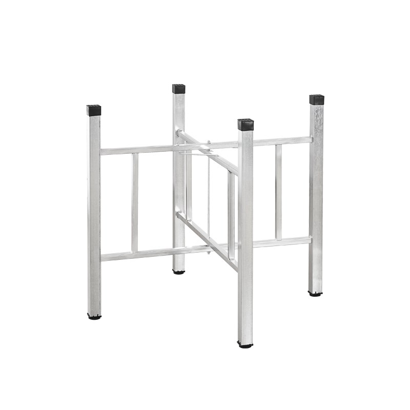 简易大圆桌架可折叠桌腿支架桌脚餐桌架子折叠桌腿桌架加厚桌脚架