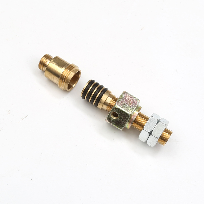 卷管机绕管架活动弯头打药高压泵防打结旋转铜接头2分喷雾管转动