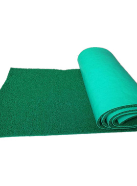 绿色环保丝圈防滑裁剪地垫走廊卧室满铺门口定制入户厚脚垫蹭土垫