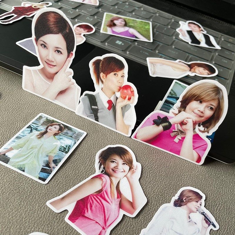 梁静茹单人贴纸鱼迷应援周边贴画手账日记本平板电脑素材装饰diy,文具电教/文化用品/商务用品,贴纸/立体贴纸,淘宝优惠券,粉丝福利购,淘宝优惠卷