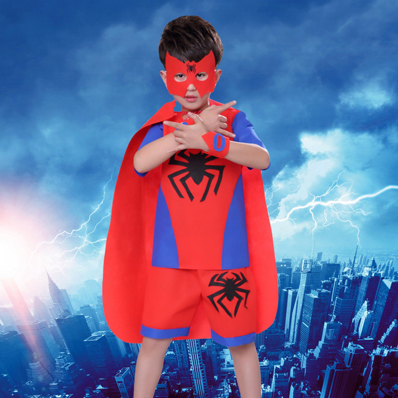 儿童环保服装演出服手工材料diy蜘蛛侠幼儿园亲子时装走秀衣服装,童装/婴儿装/亲子装,儿童演出服,淘宝优惠券,粉丝福利购,淘宝优惠卷