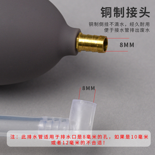 茶盘排水管带吸水球茶几茶台上下水软管功夫茶具茶桌抽水管零配件