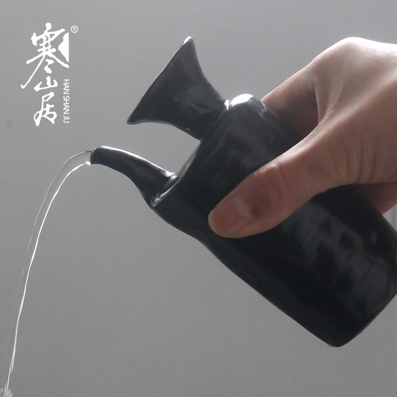 寒山居岩陶分酒器白酒清酒一壶四杯饮酒具复古酒壶高档分酒器套装