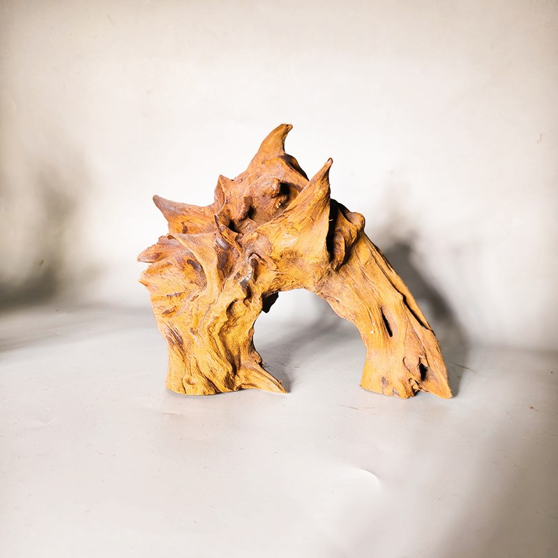 山形沉木拱桥乌龟晒台紫柚木鱼缸造景精品天然摆件爬宠沉木秒沉